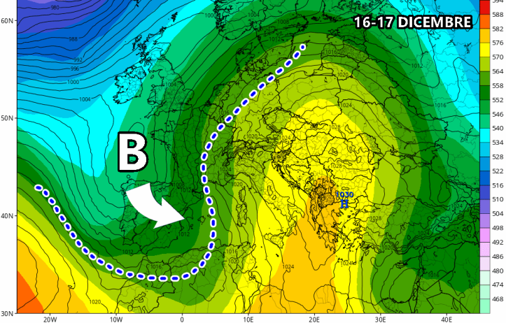 Meteo: tornano pioggia e NEVE per due giorni