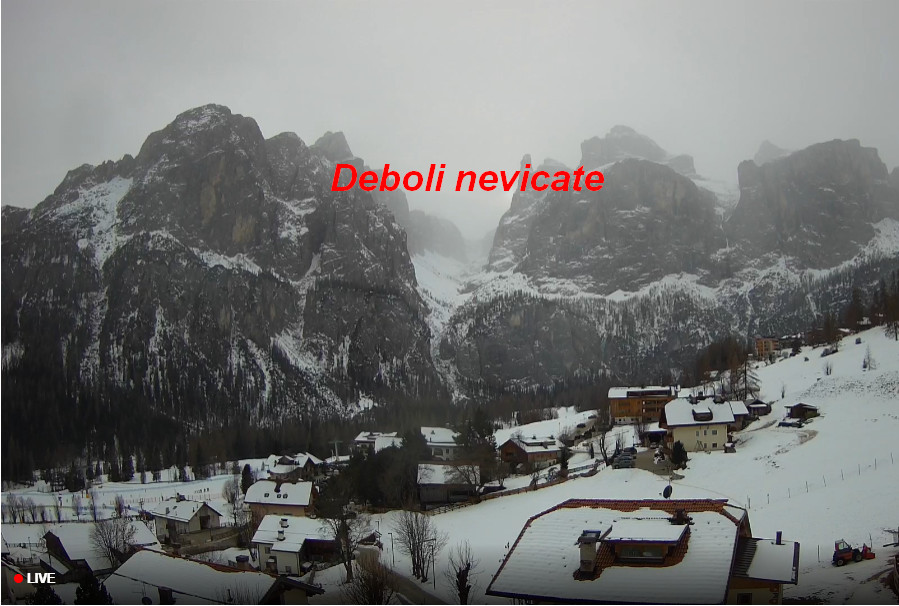 NEVICA debolmente sulle Dolomiti NEVICA debolmente sulle Dolomiti