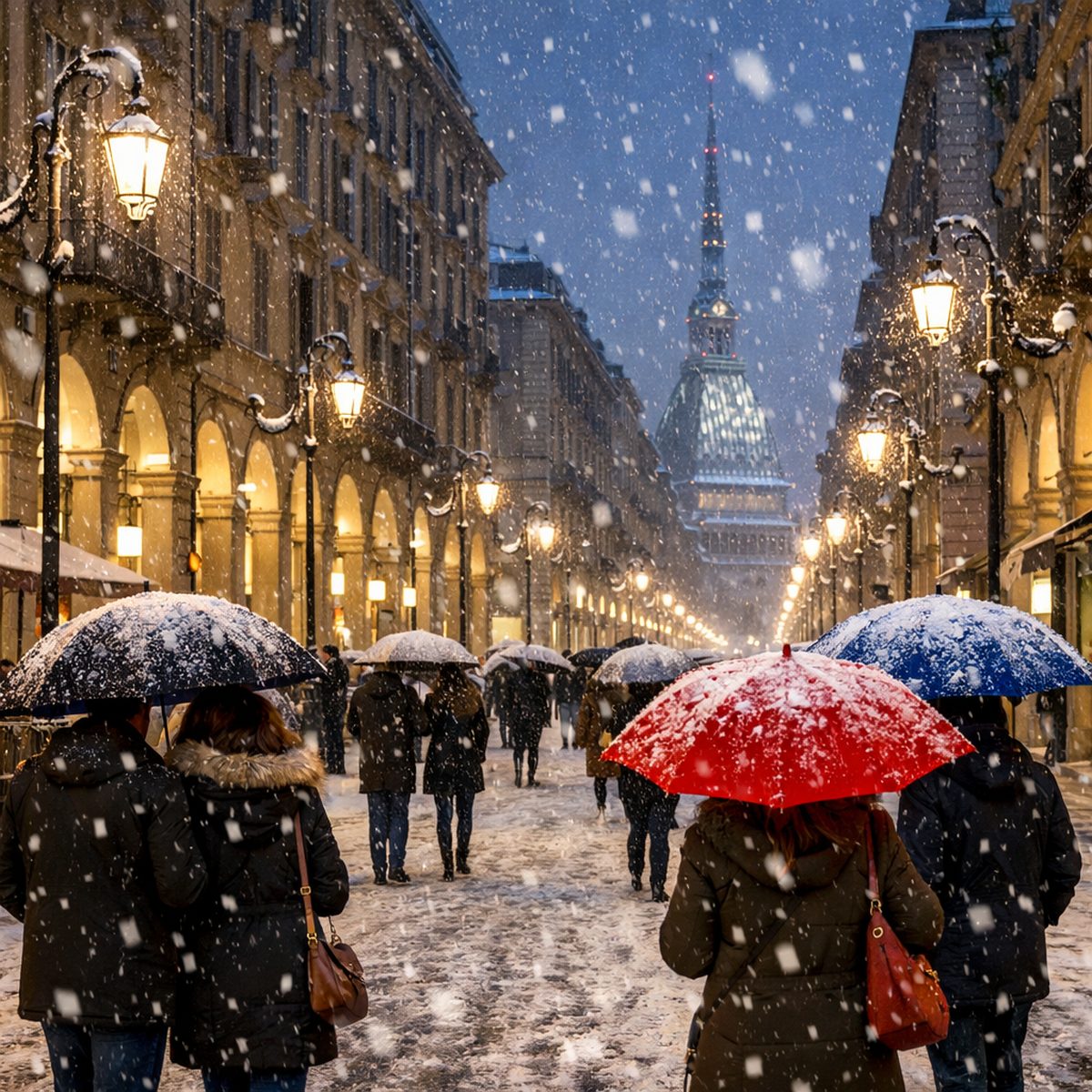 La NEVE del sabato sera a Torino? Possibile La NEVE del sabato sera a Torino? Possibile