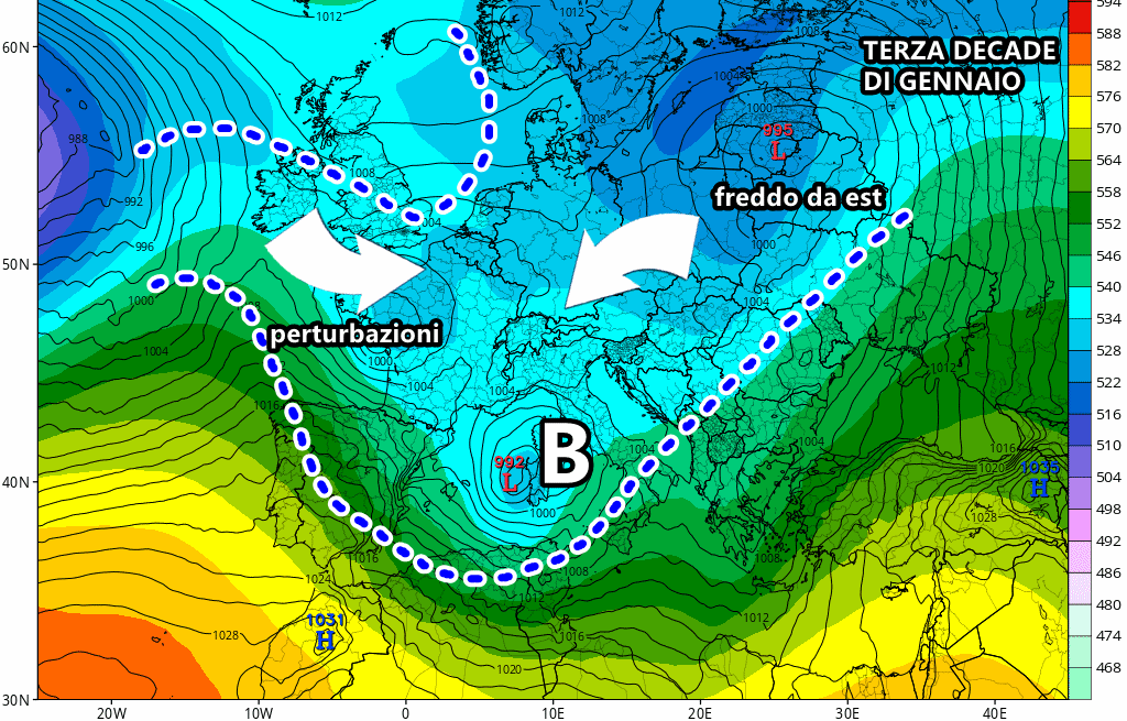 10 giorni senza respiro, tutta la PIOGGIA e la NEVE previste 10 giorni senza respiro, tutta la PIOGGIA e la NEVE previste
