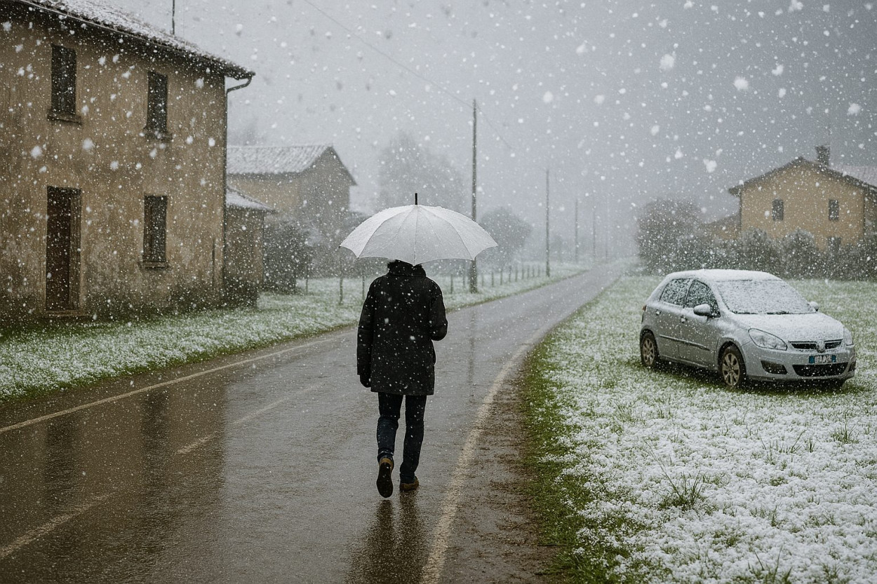Possibile NEVE a bassissima quota il 24: le regioni coinvolte