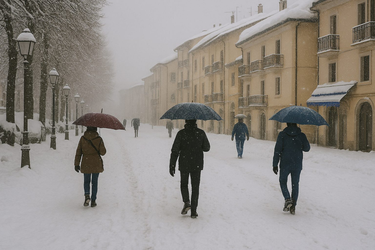 Arriva la NEVE tra poche ore su alcune città Arriva la NEVE tra poche ore su alcune città