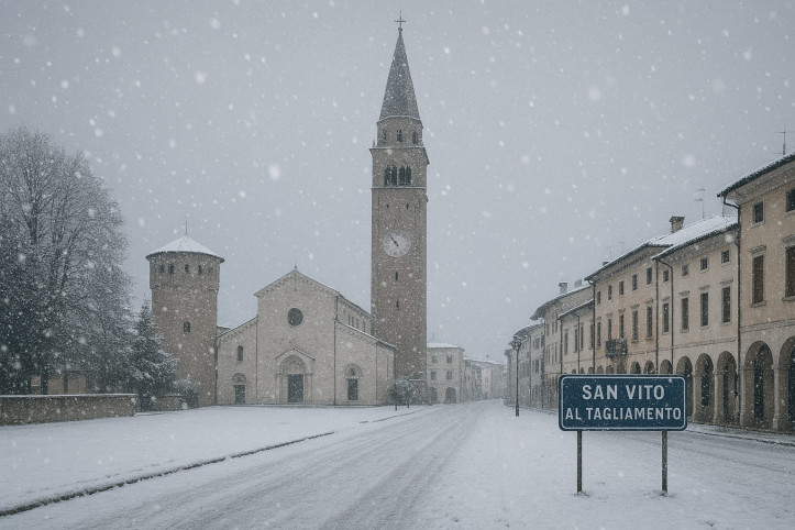 Possibile NEVE in pianura in arrivo venerdì 9 su 1 regione
