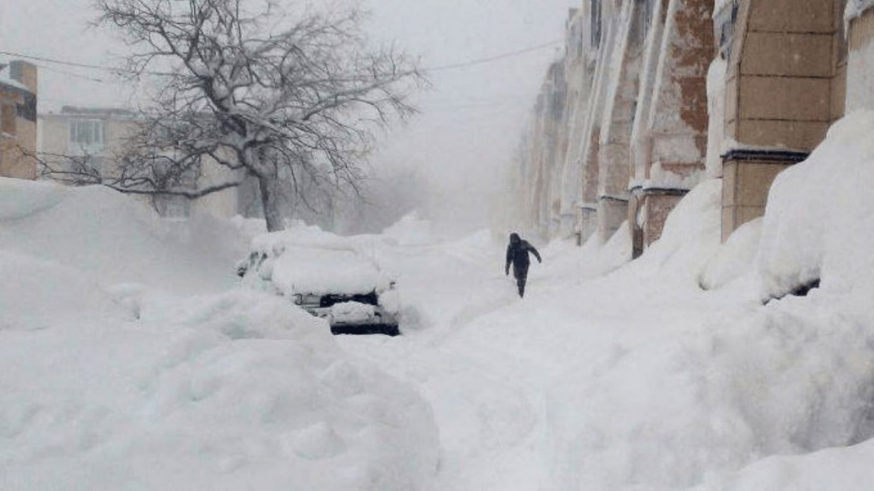 NEVICATE eccezionali in Kamchatka (video reali) NEVICATE eccezionali in Kamchatka (video reali)