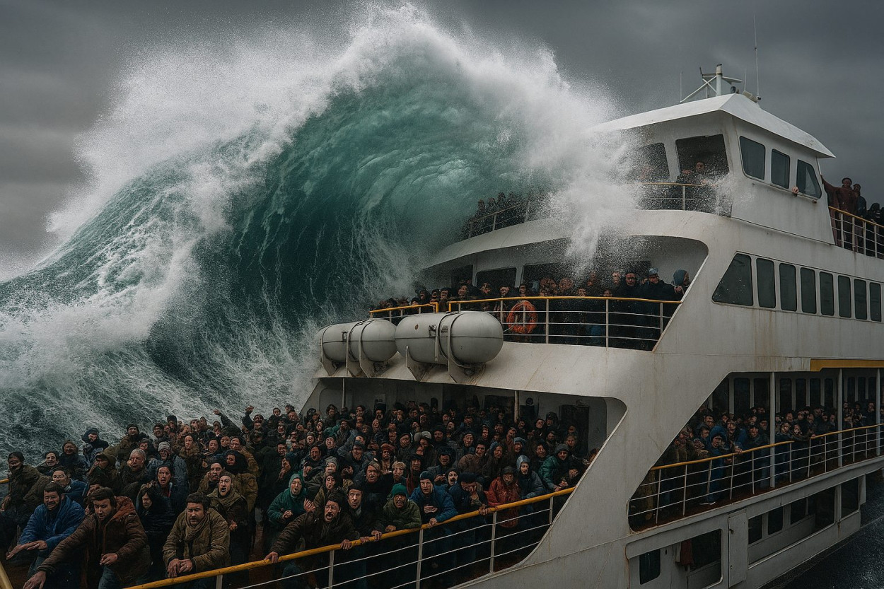 Paura sul traghetto a Ponza: le onde rischiano di travolgerlo (video inquietante) Paura sul traghetto a Ponza: le onde rischiano di travolgerlo (video inquietante)