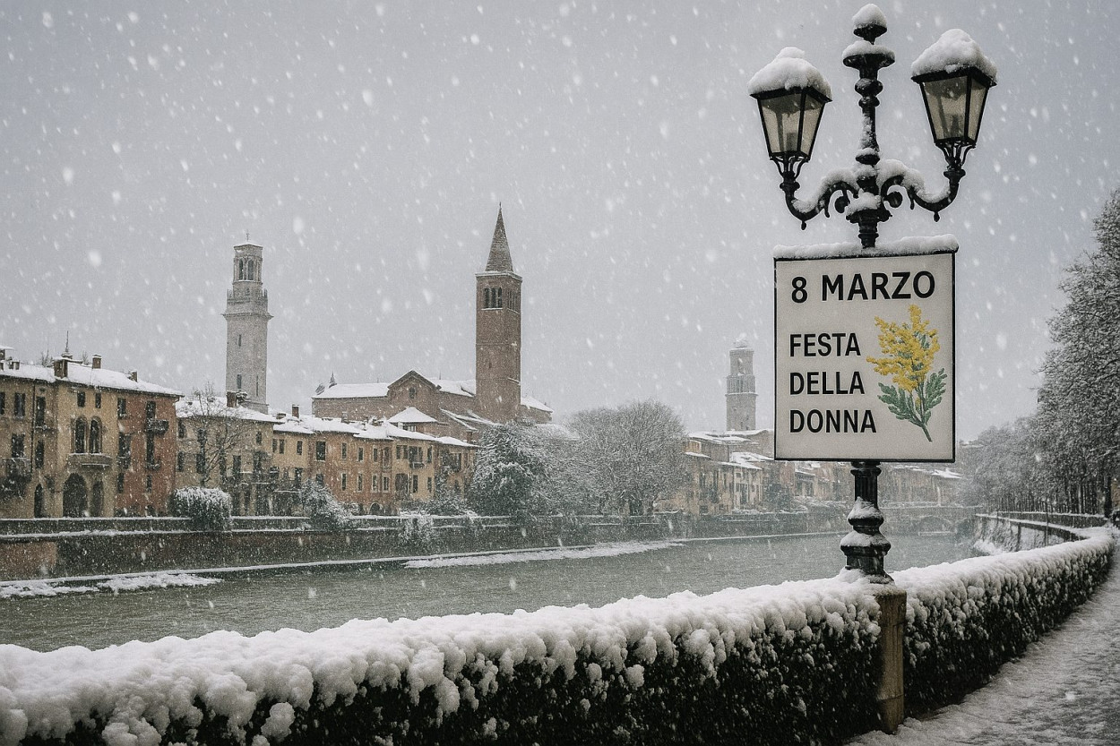 FREDDO e NEVE tardivi a marzo: un modello li vede per la festa della donna FREDDO e NEVE tardivi a marzo: un modello li vede per la festa della donna