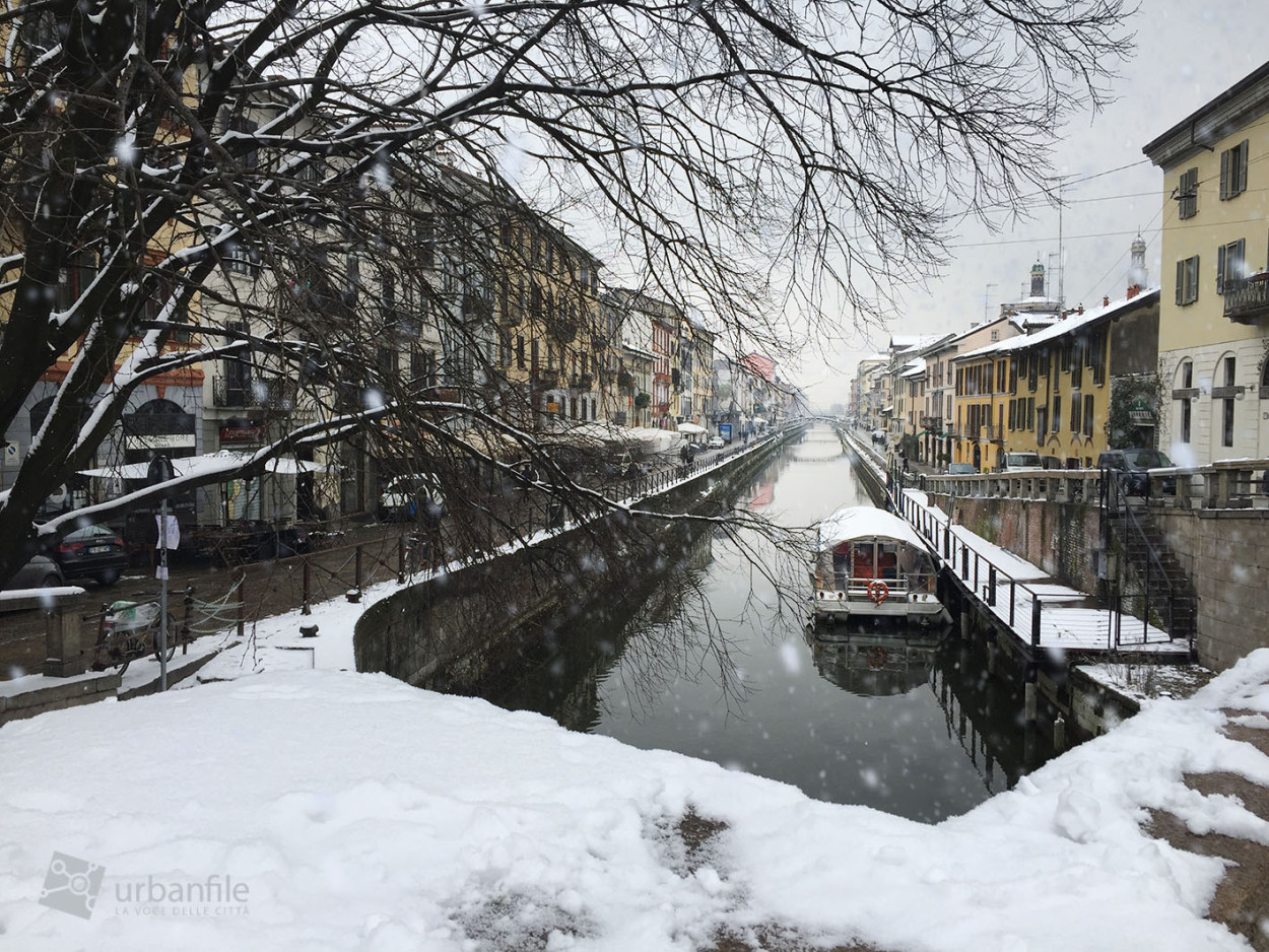 Il cimento sotto la NEVE nel Naviglio: quando l’inverno era crudo (video)