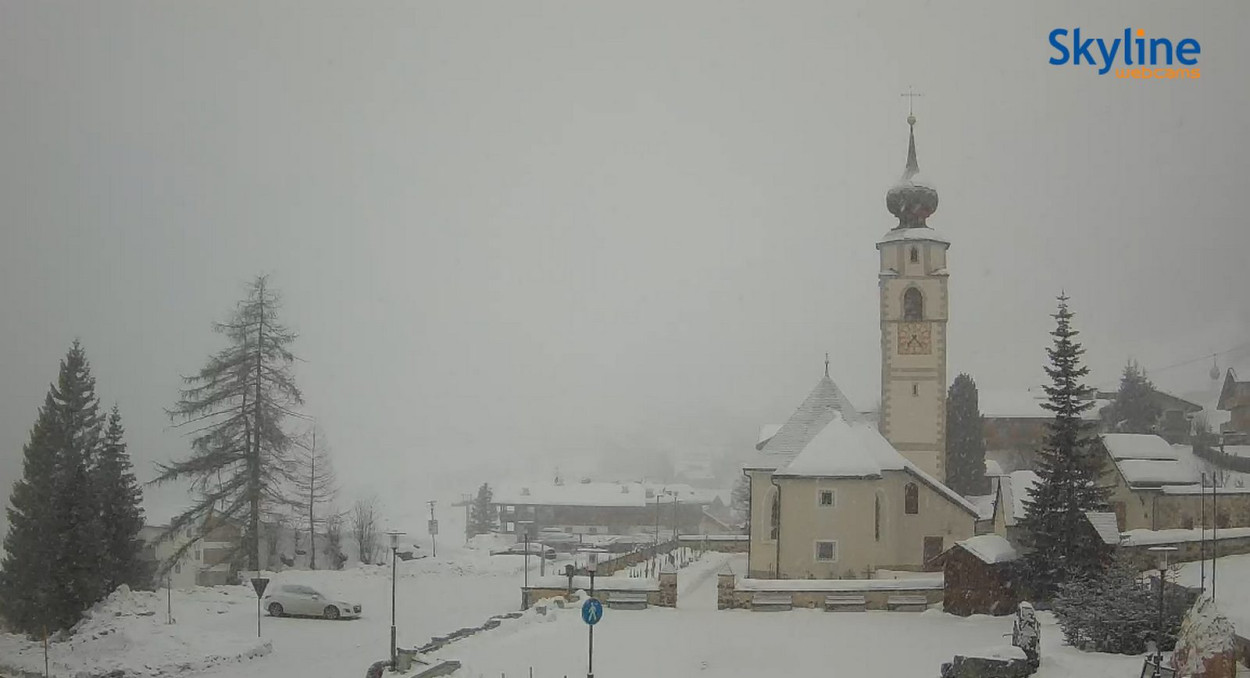 NEVICA su gran parte delle Dolomiti