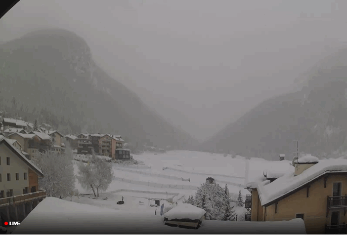 Continua a NEVICARE in Val d’Aosta: accumuli nevosi consistenti al suolo