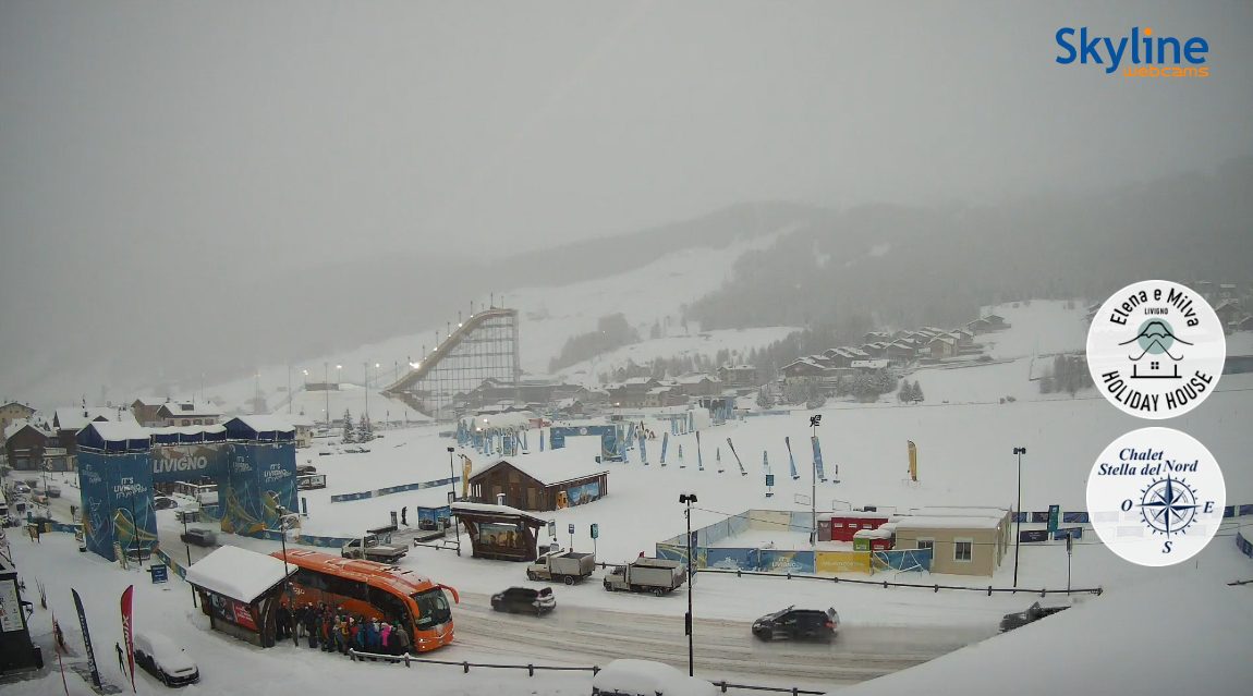 NEVICA sulle piste olimpiche a Bormio e Livigno