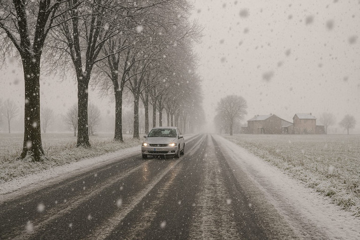NEVICATE in pianura in arrivo per un autorevole modello tra il 20 e il 25 febbraio