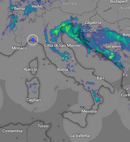 ROVESCI in allontanamento verso levante, subentra un temporaneo miglioramento ROVESCI in allontanamento verso levante, subentra un temporaneo miglioramento