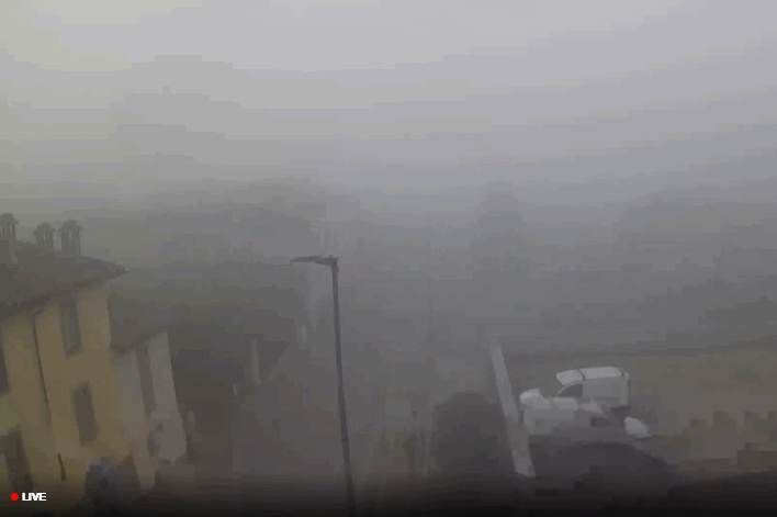 BANCHI di NEBBIA questa mattina in Valpadana