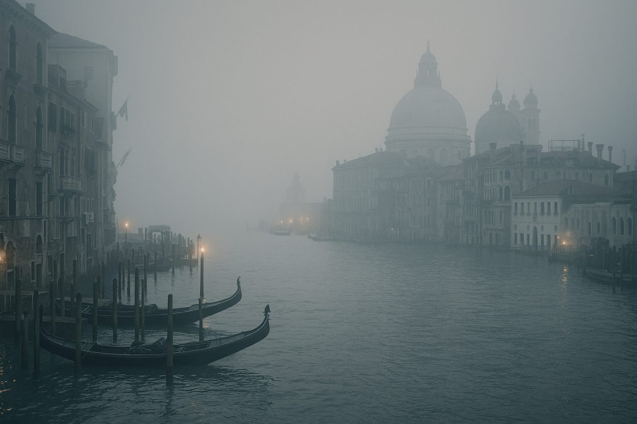 La NEBBIA avvolge Venezia La NEBBIA avvolge Venezia