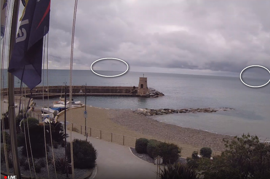 Prime piogge della nuova perturbazione sulla Liguria Prime piogge della nuova perturbazione sulla Liguria
