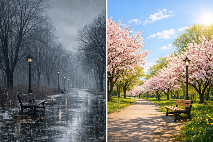 Meteo: botta e risposta PRIMAVERA-INVERNO ad inizio aprile