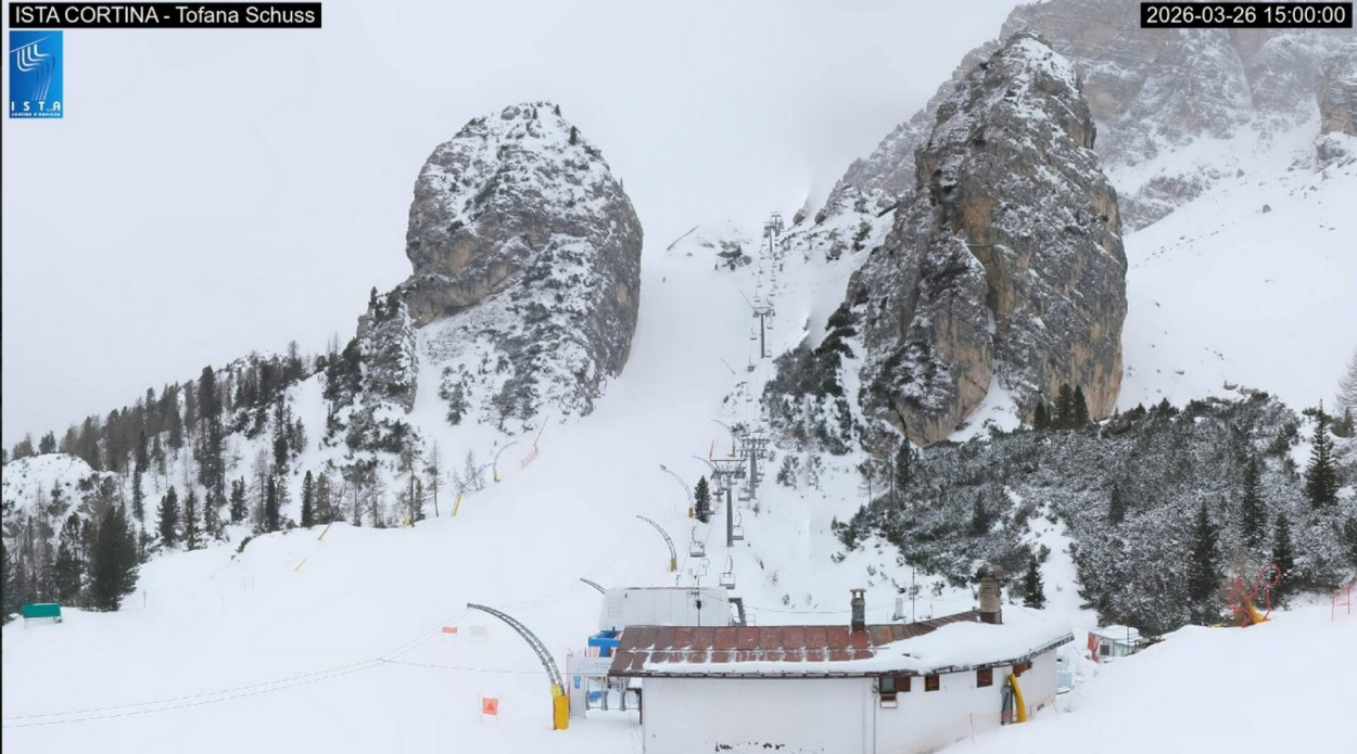 NEVE anche sulla montagna veneta: da Cortina ad Asiago NEVE anche sulla montagna veneta: da Cortina ad Asiago
