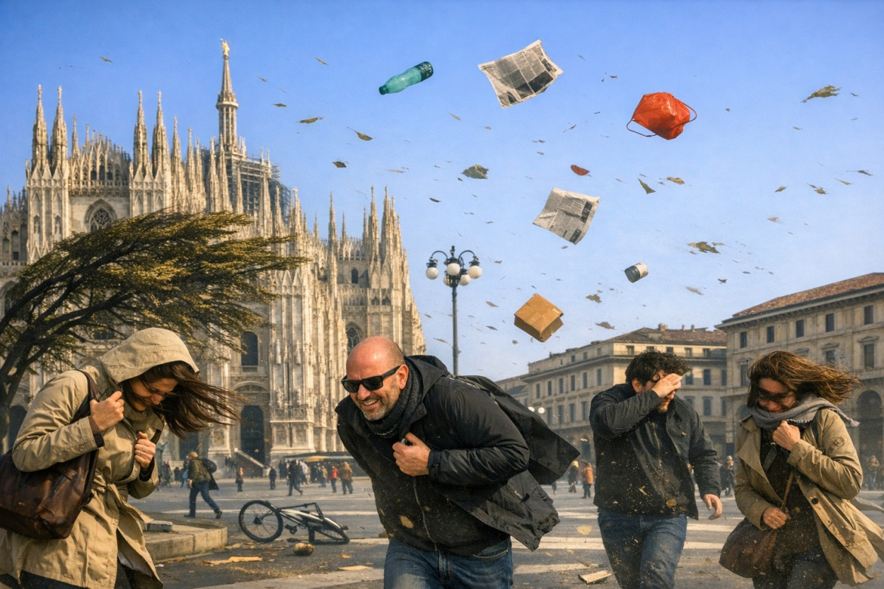 MILANO: è allerta vento fino a 70km orari da mercoledì sera