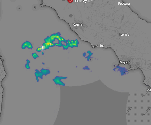 Si segnala qualche TEMPORALE al largo della costa laziale Si segnala qualche TEMPORALE al largo della costa laziale