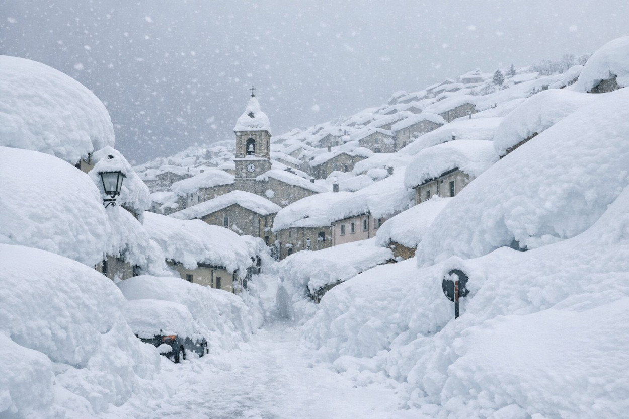 Capracotta: è stata una nevicata record di oltre 2 metri (video) Capracotta: è stata una nevicata record di oltre 2 metri (video)