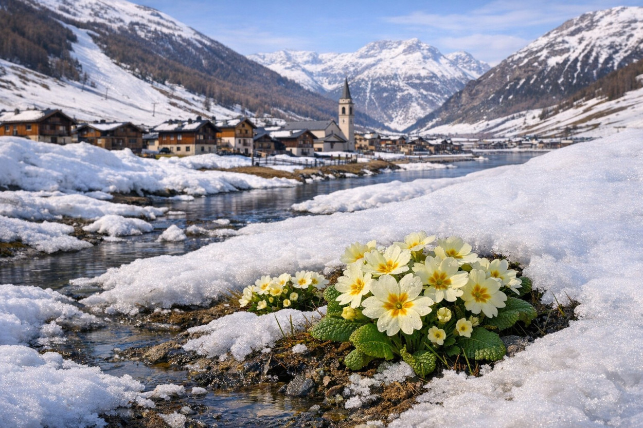 Esplode la primavera anche a Livigno(SO), guarda il video Esplode la primavera anche a Livigno(SO), guarda il video