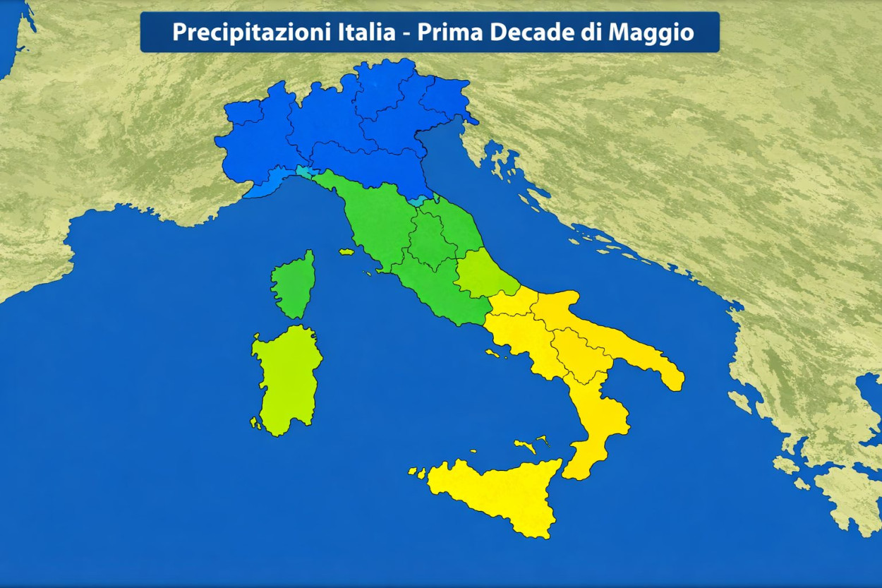 Arrivano le preziose piogge di maggio su molte regioni dal 4