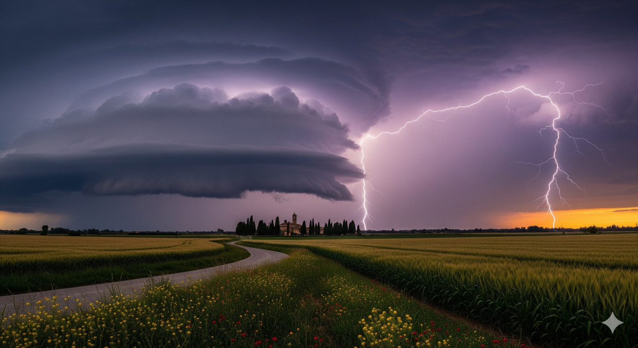 Mercoledì 29 in serata arrivano vento e temporali: ecco dove