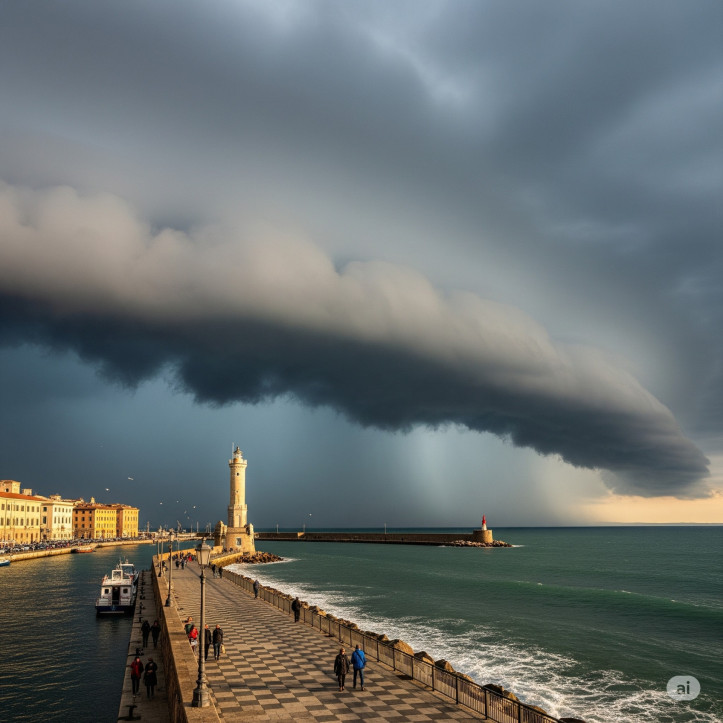 Allerta forti TEMPORALI sulla Sicilia tra poche ore