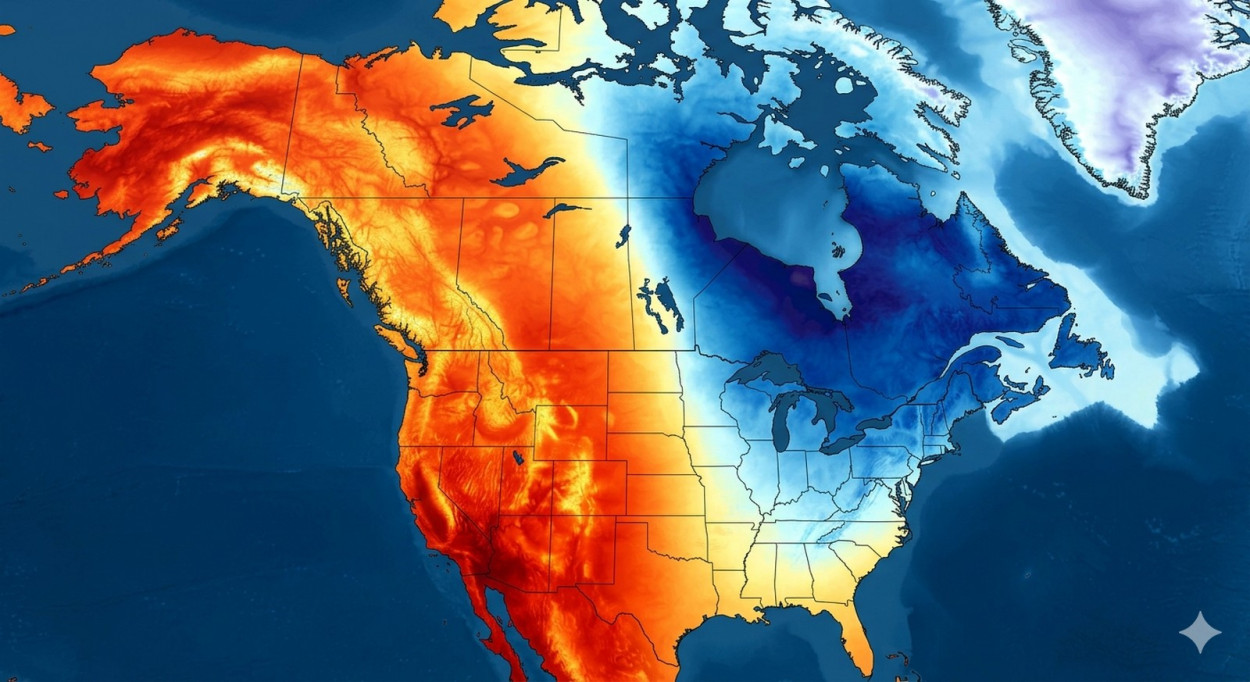 48°C di differenza tra Canada ed Usa: clima folle 48°C di differenza tra Canada ed Usa: clima folle