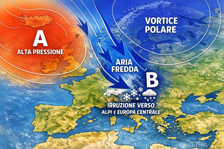 Il vortice polare collassa: ci piomberà addosso dopo il 20?