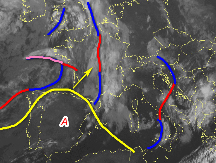 immagine satellitare delle 7.30 di martedì 19 maggio