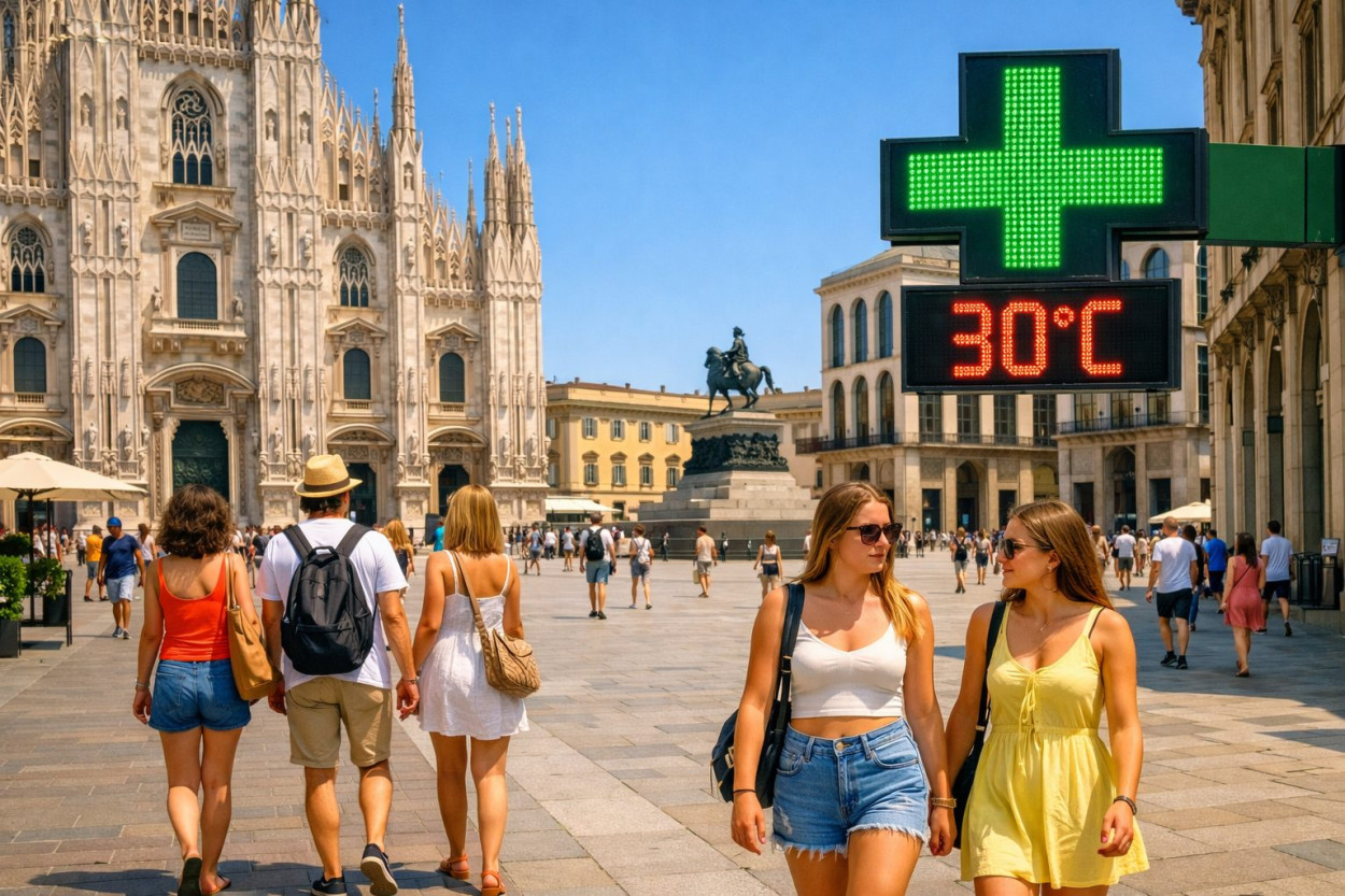 Milano: primi 30°C già venerdì 22, poi… Arriva il caldo a Milano.