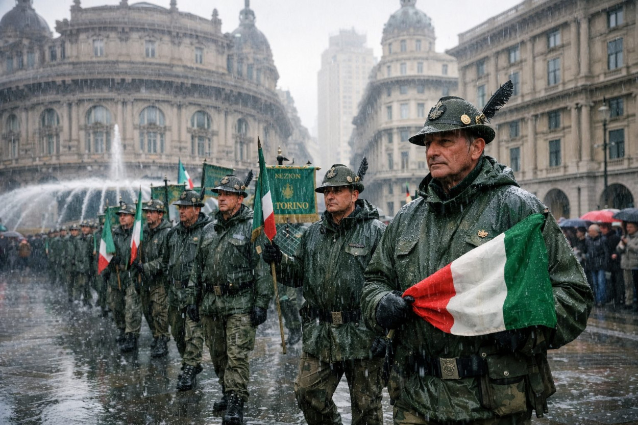 Genova: domenica 10 sfilata degli alpini sotto la PIOGGIA