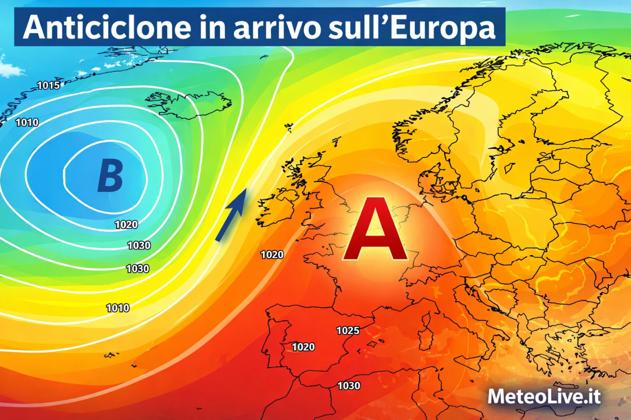 L'anticiclone proverà a sfondare su Italia e centro Europa dal 20 maggio ma...