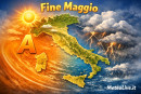 Sul finire di maggio si profila qualche disturbo temporalesco in Adriatico.