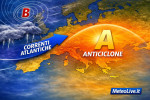 La mappa barica per il 30 maggio che evidenzia instabilità in arrivo al nord.