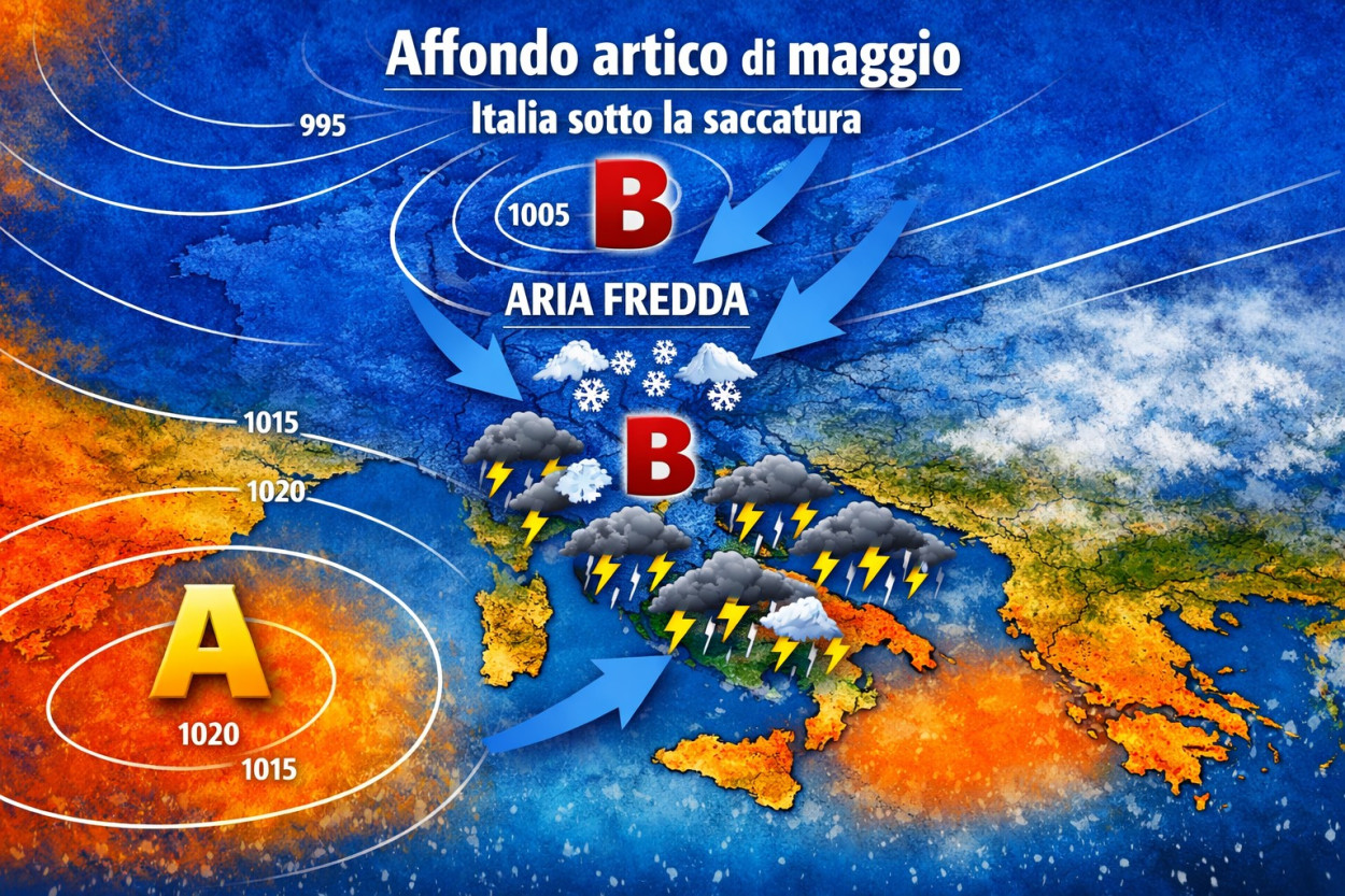 Maltempo intenso sull’Italia il 15-16 maggio