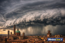 Bologna potrebbe ricevere un forte temporale nella prossima notte.