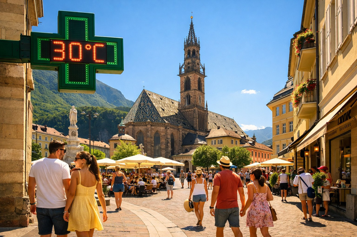 Le zone più CALDE fino a domenica 24: c’è una sorpresa Bolzano farà il pieno di caldo in questi giorni.