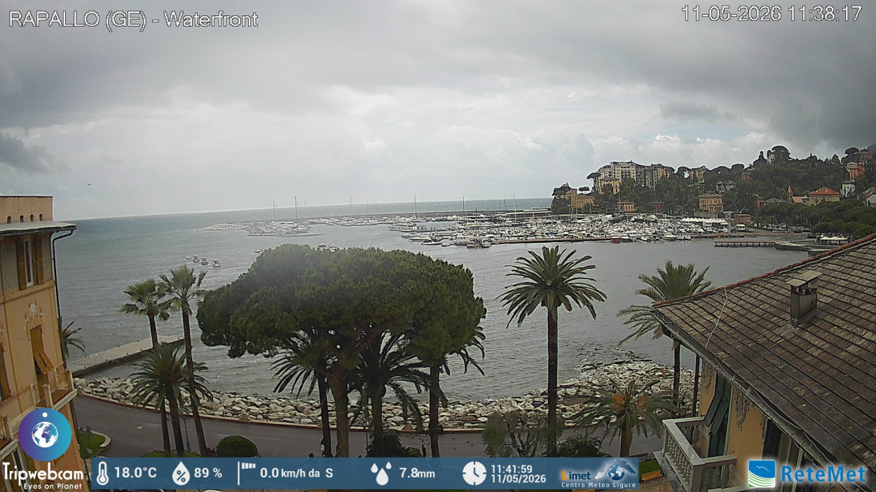 Forti TEMPORALI sulla Liguria di Levante
