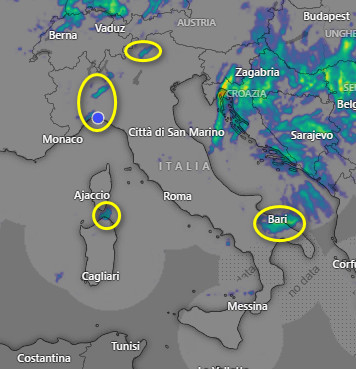 Mattinata tranquilla, ma con qualche PIOVASCO