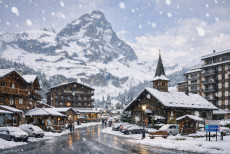 Neve tardiva in arrivo sulle Alpi, qui quella attesa a Cervinia.