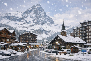 Neve tardiva in arrivo sulle Alpi, qui quella attesa a Cervinia.