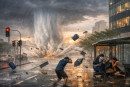 Il downburst è un colpo di vento discendente ma non è un tornado.