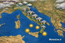 La previsione per il 28 maggio con i primi temporali dopo il grande caldo in arrivo.