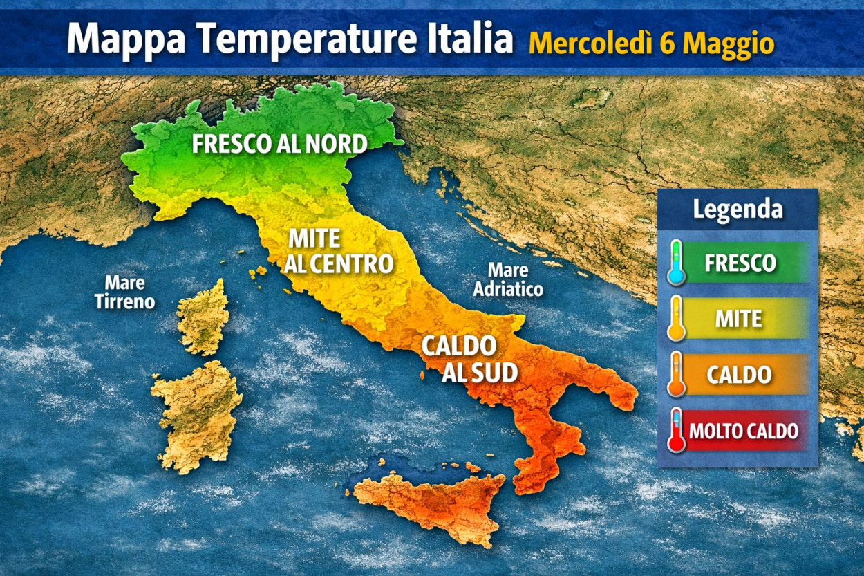 Il CALDO resisterà al sud, altrove presto sarà soffocato dai temporali, ma…