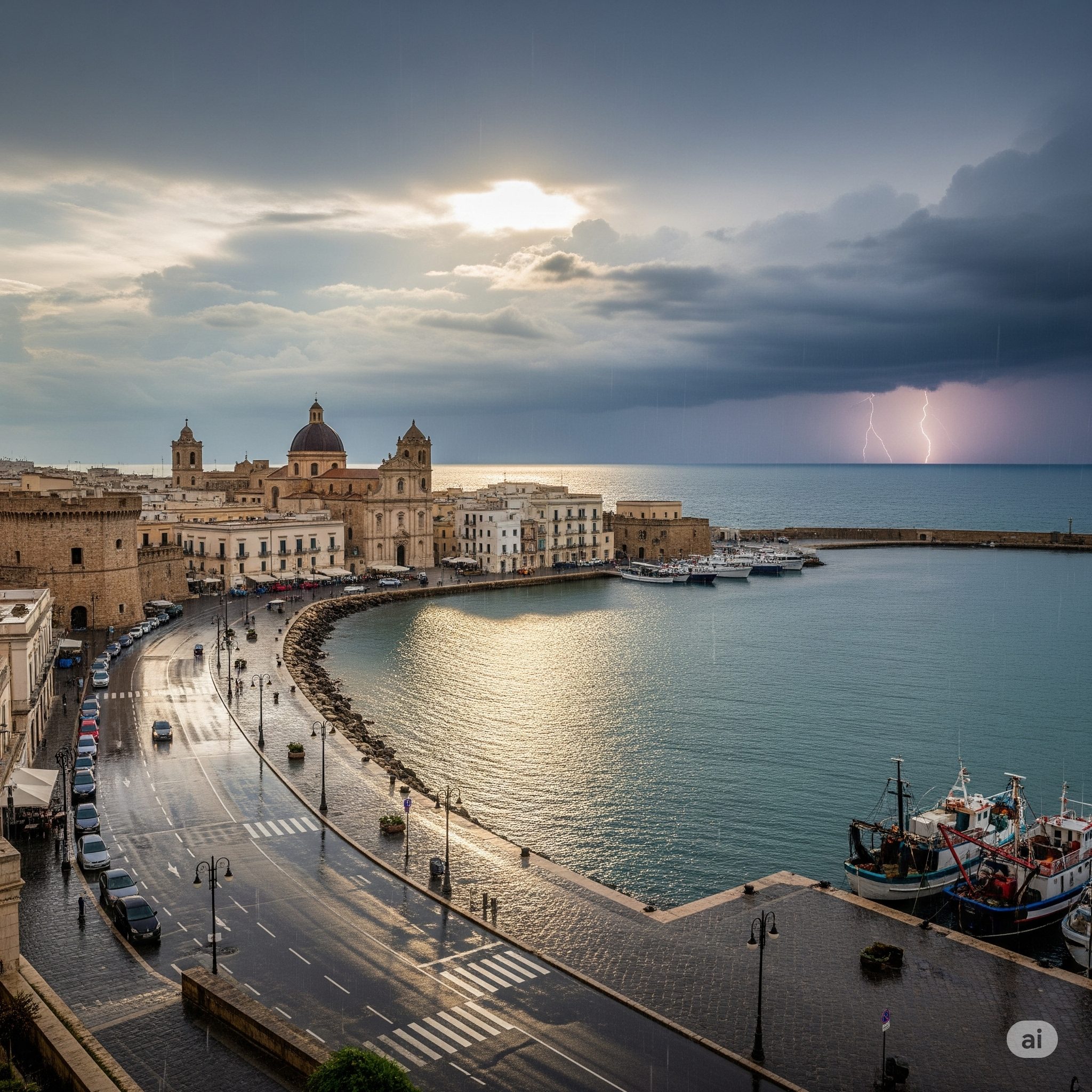 Residui rovesci in atto tra Sicilia orientale e Reggino in Calabria
