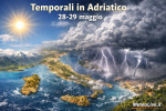 Temporali in Adriatico il 28-29 maggio.
