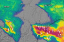 Riflettività del radar sul nord-ovest alla mezzanotte su venerdi 29 maggio