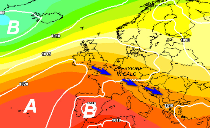 media degli scenari imbastita questo pomeriggio dal modello GFS elaborato su base grafica Meteociel valida per martedi 16 giugno
